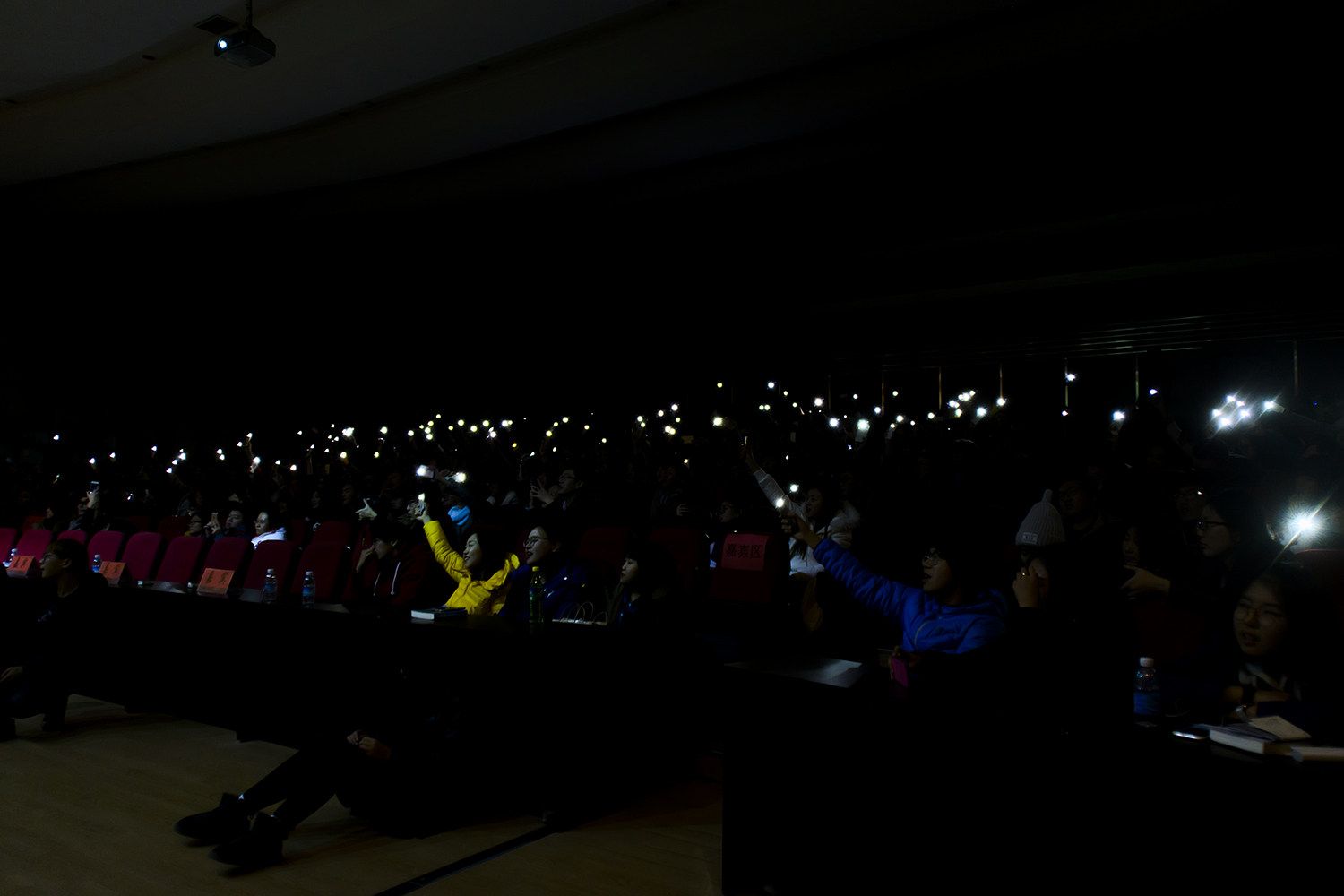 似繁星闪烁,如飞莹起舞